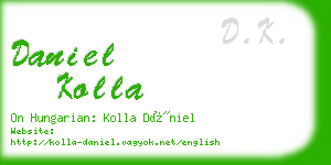 daniel kolla business card